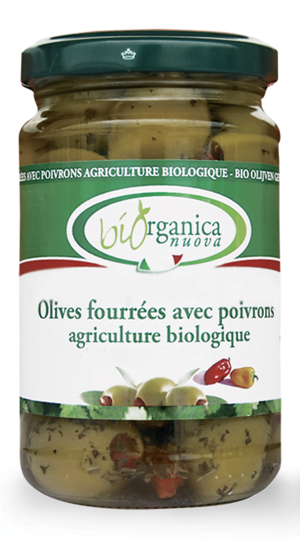 Olives farcie poiv. 190g